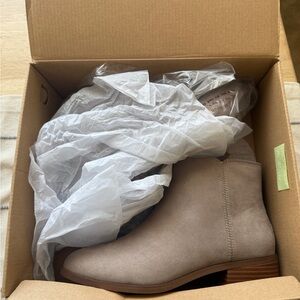 J. Crew Light Brown Ankle Booties